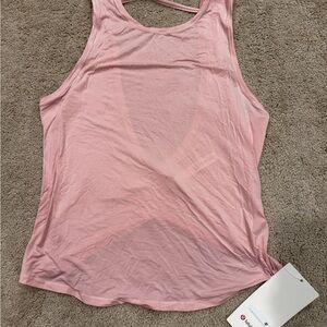 NWT Lululemon Deep Stretch Racerback Tank Size 8 DTPK Dusty Pink